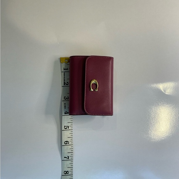 Coach Small Leather Snap Wallet with Zip Coin Pocket - Picture 3 of 5